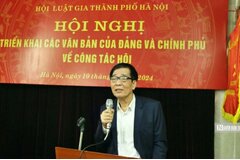 Hội Luật gia Tp.Hà Nội tăng cường trợ giúp pháp lý lưu động tại các xã, phường