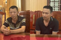 Bắt tạm giam 2 đối tượng khai thác khoáng sản trái phép ở Thanh Hóa