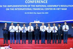 Thủ tướng chủ trì Hội nghị triển khai Nghị quyết của Quốc hội về Trung tâm tài chính quốc tế