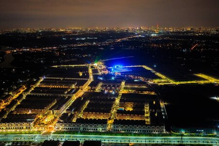 Thành phố Thiên niên kỷ T&T City Millennia bừng sáng trước đại nhạc hội