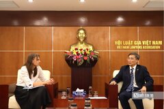 Chủ tịch Hội Luật gia Việt Nam tiếp quan chức Ủy ban Nhân quyền Australia