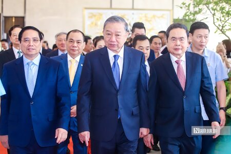 Tổng Bí thư Tô Lâm dự lễ khai mạc trọng thể Triển lãm thành tựu đất nước