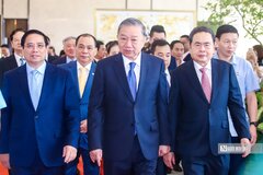 Tổng Bí thư Tô Lâm dự lễ khai mạc trọng thể Triển lãm thành tựu đất nước