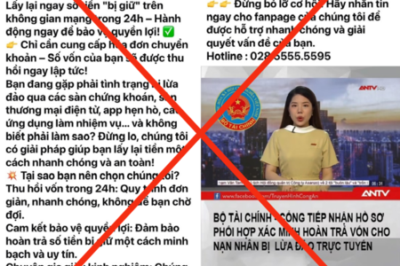 Cảnh báo giả mạo trang Facebook của Bộ Tài chính để lừa đảo