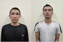 Bắt quả tang 2 đối tượng tàng trữ trái phép chất ma tuý