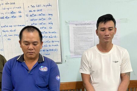 Bắt 2 đối tượng sản xuất nước đóng chai giả các thương hiệu nổi tiếng