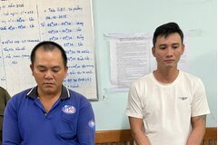 Bắt 2 đối tượng sản xuất nước đóng chai giả các thương hiệu nổi tiếng