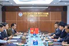 Tăng cường và mở rộng hợp tác giữa Hội Luật gia Việt Nam và Hội Luật gia Trung Quốc