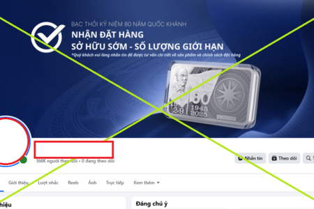 Cảnh báo lừa đảo bằng thủ đoạn giả mạo fanpage của các công ty, tập đoàn vàng bạc, đá quý