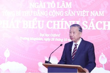 Toàn văn bài phát biểu của Tổng Bí thư Tô Lâm tại Đại học Oxford