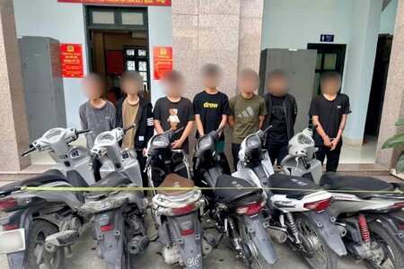 Bắt nhóm đối tượng gây ra hàng loạt vụ trộm xe máy ở Hà Nội