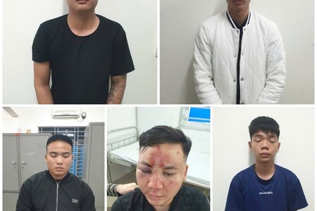 Tạm giữ hình sự 10 đối tượng gây rối trật tự công cộng ở Nghệ An