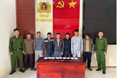 Triệt xóa ổ nhóm đánh bạc liên xã ở Nghệ An