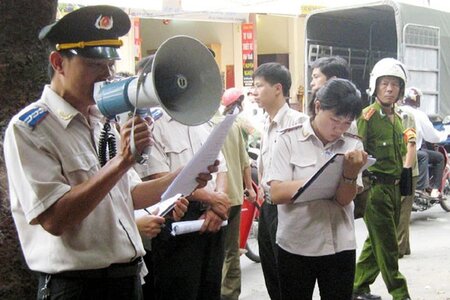 Quy định về cưỡng chế thi hành quyết định xử phạt vi phạm hành chính