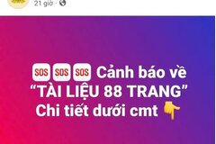 Công an cảnh báo khẩn về việc phát tán 'tài liệu 88 trang' độc hại