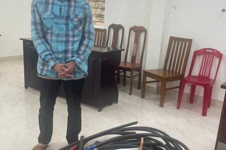 Bắt đối tượng chuyên trộm cắp dây điện tại các trạm biến áp