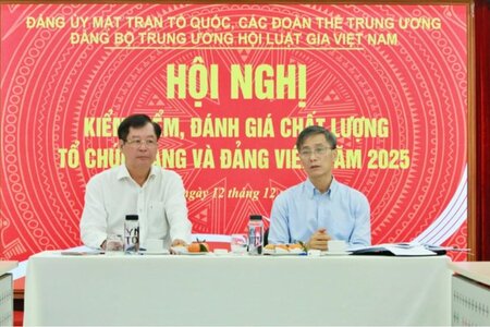 Đảng bộ Hội Luật gia Việt Nam: Hoàn thành xuất sắc nhiệm vụ năm 2025