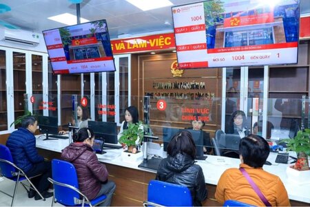 Hà Nội vận hành trung tâm phục vụ hành chính công một cấp