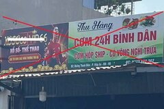 Cảnh báo thủ đoạn làm bảng hiệu miễn phí để lồng ghép quảng cáo cá độ, cờ bạc trực tuyến