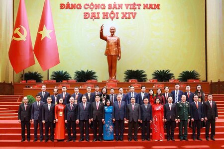 Danh sách Đoàn đại biểu Đảng bộ Mặt trận Tổ quốc, các đoàn thể Trung ương tham dự Đại hội XIV của Đảng