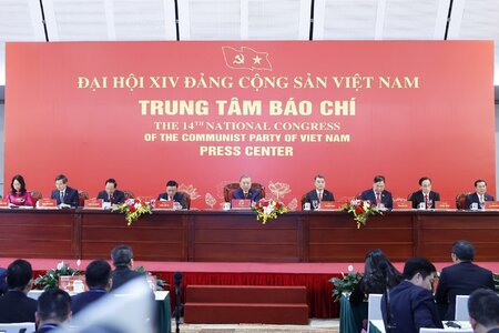 Tổng Bí thư Tô Lâm chủ trì họp báo quốc tế công bố kết quả Đại hội XIV của Đảng