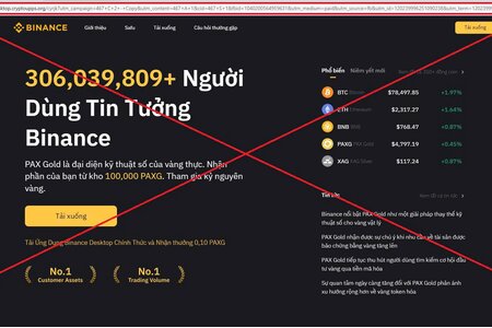 Nở rộ chiêu mạo danh sàn tiền điện tử để lừa đảo người dùng dịp cuối năm