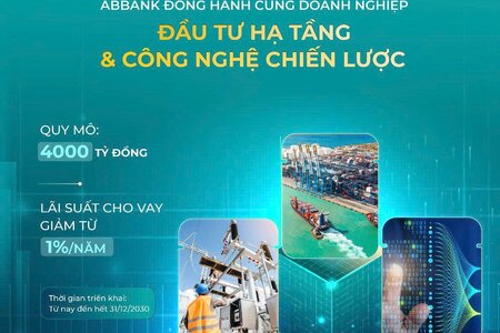 ABBank ưu đãi vốn vay cho doanh nghiệp đầu tư hạ tầng điện, giao thông và công nghệ chiến lược