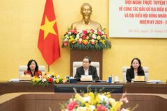 Chủ tịch Quốc hội chủ trì Hội nghị trực tuyến về công tác bầu cử ĐBQH, đại biểu HĐND