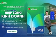 Thẻ ghi nợ kinh doanh VPBank CommCredit Visa: Giữ nhịp tiền, sống nhịp kinh doanh