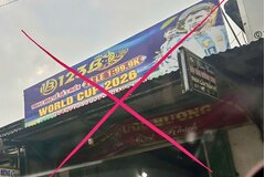 Cảnh báo vi phạm pháp luật từ việc treo biển hiệu quảng cáo cờ bạc, cá độ qua mạng