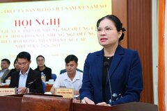 Cử tri ấn tượng với chương trình hành động của ứng cử viên ĐBQH khoá XVI Hà Thị Nga