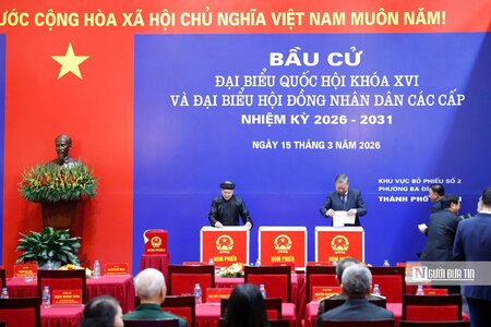 Số liệu mới nhất: 99,68% tỉ lệ cử tri cả nước tham gia bỏ phiếu