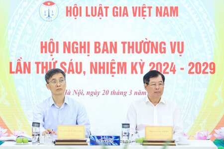 Hội nghị Ban Thường vụ Hội Luật gia Việt Nam lần thứ 6