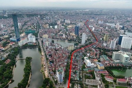 Kỷ lục mới 'đường đắt nhất hành tinh' ở Hà Nội: 2,2km ngốn 7.779 tỷ