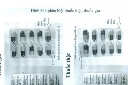 Xuất hiện viên nang Lincomycin 500mg giả trên thị trường