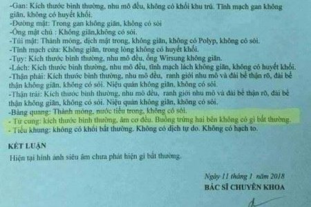 Nam thanh niên đi siêu âm ổ bụng được chẩn đoán... buồng trứng