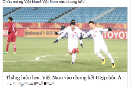 Đại sứ Mỹ chúc mừng Việt Nam vào chung kết giải U23 châu Á