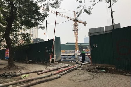 Hoàng Mai: Công ty Phương Đông chưa đủ điều kiện vẫn thi công dự án?