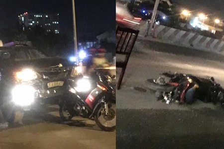 'Ô tô điên' liên tiếp tông xe máy và ba gác, 5 người bị thương nặng