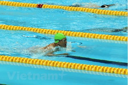 Bơi ếch nam 100m dành HCV đầu tiên ở Asian Para Games cho TT Việt Nam