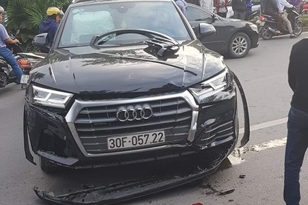 Hé lộ danh tính chủ nhân xe Audi Q5 gây tai nạn liên hoàn ở Hà Nội 
