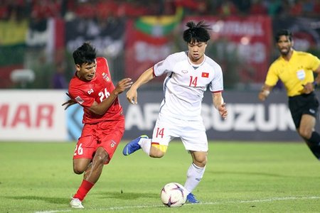 Hòa chủ nhà Myanmar , ĐT Việt Nam chưa thể có vé bán kết AFF Cup 2018