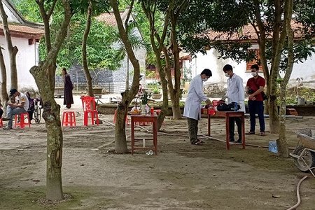 Hà Tĩnh: Phát hiện thi thể bé sơ sinh trước cổng chùa 