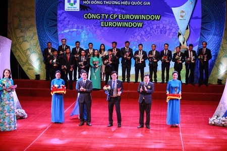 Eurowindow được vinh danh 'Thương hiệu quốc gia' lần thứ 4 liên tiếp
