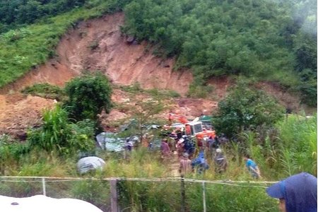 Sạt lở núi ở Khánh Hòa, 3 người trong gia đình tử vong