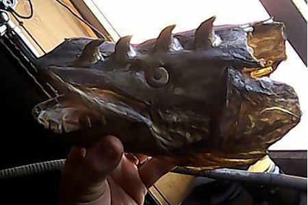 Phát hiện ‘thủy quái’ giống hệt rồng biển ở Nga