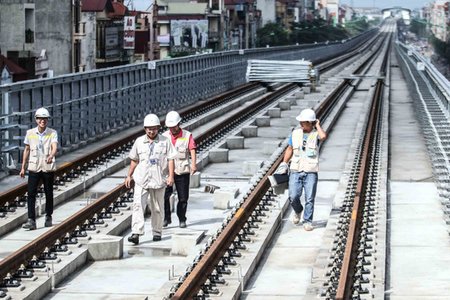 Dự án đường sắt Cát Linh - Hà Đông sẽ kết thúc vào năm 2021