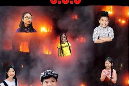 Ghép ảnh thí sinh vào hỏa hoạn, Giọng hát Việt nhí gây phản ứng dữ dội