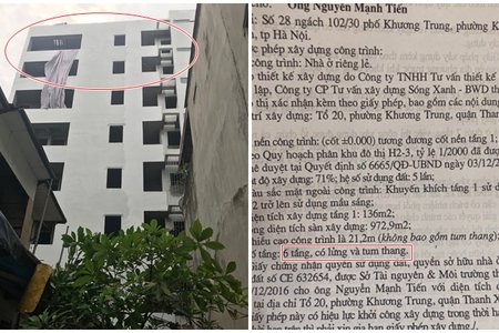 Ai ‘chống lưng’ cho công trình vi phạm TTXD tại phường Khương Trung?