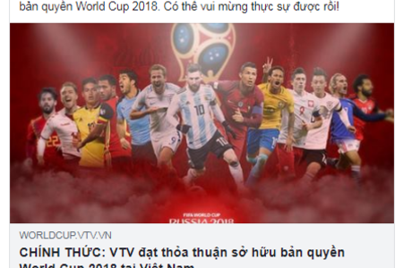 NHM 'vỡ òa' khi VTV chính thức có bản quyền phát sóng World Cup